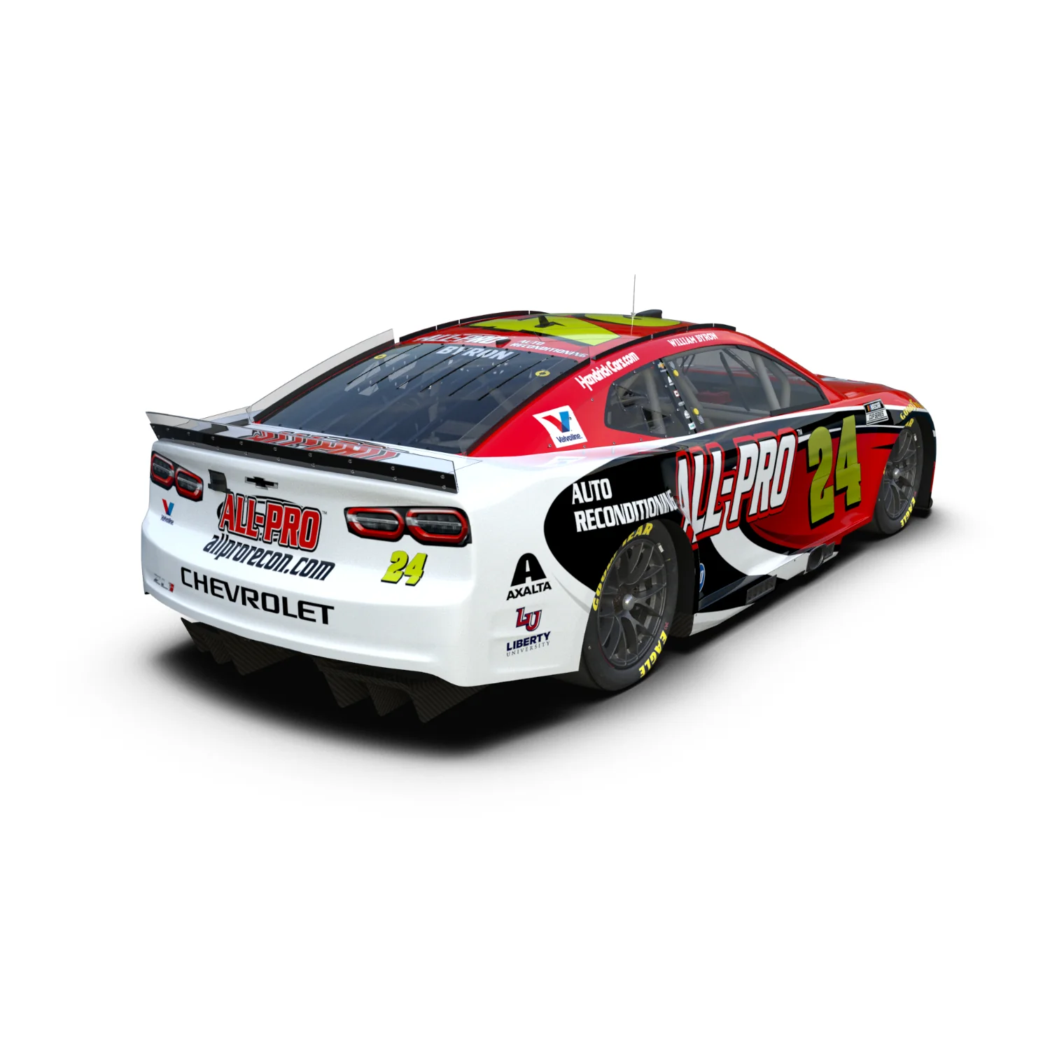 AUTOGRAPHED William Byron #24 2026 All-Pro 1:24 ELITE Die-Cast - Image 2