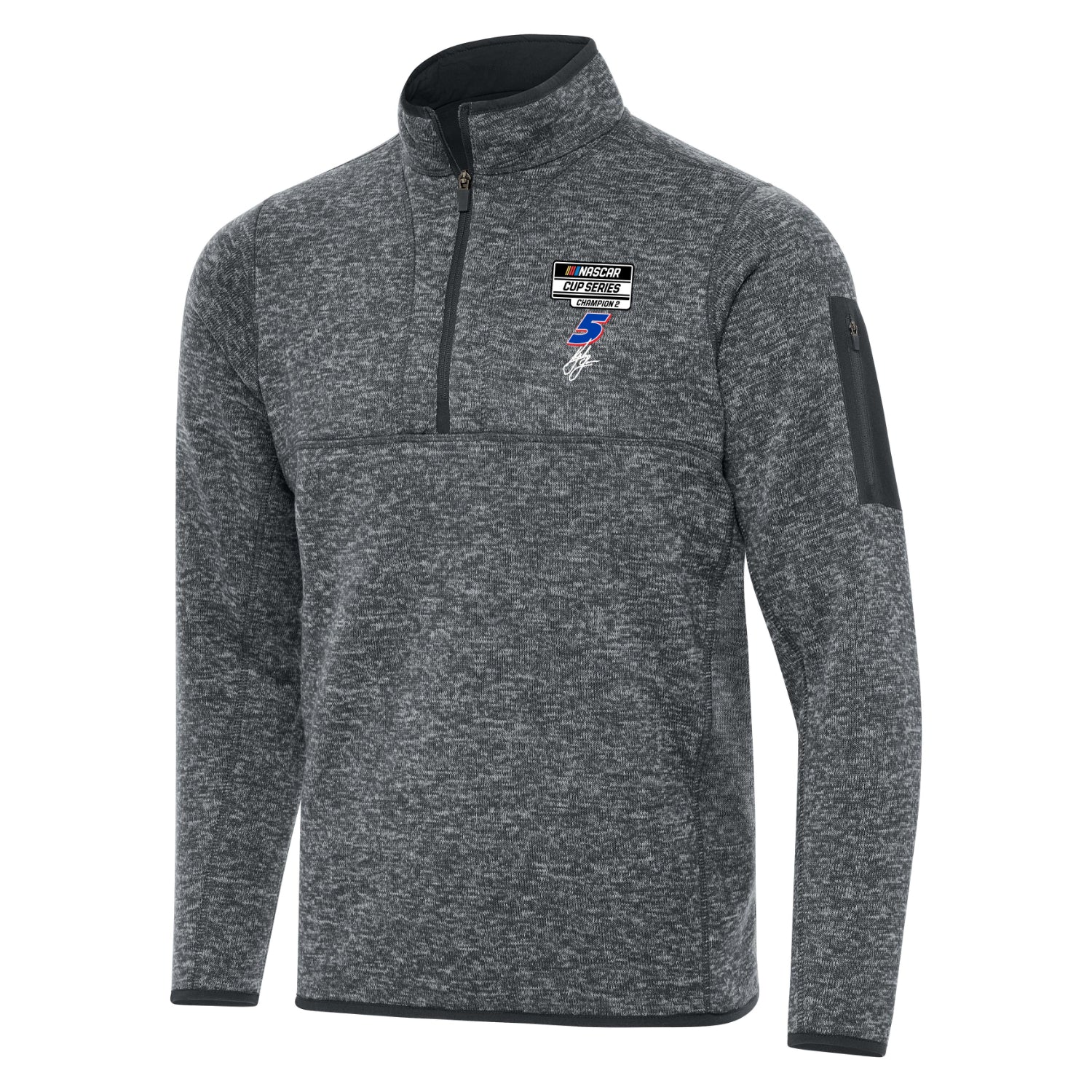 Kyle Larson #5 2X Champion Men's Fortune 1/4 Zip Pullover