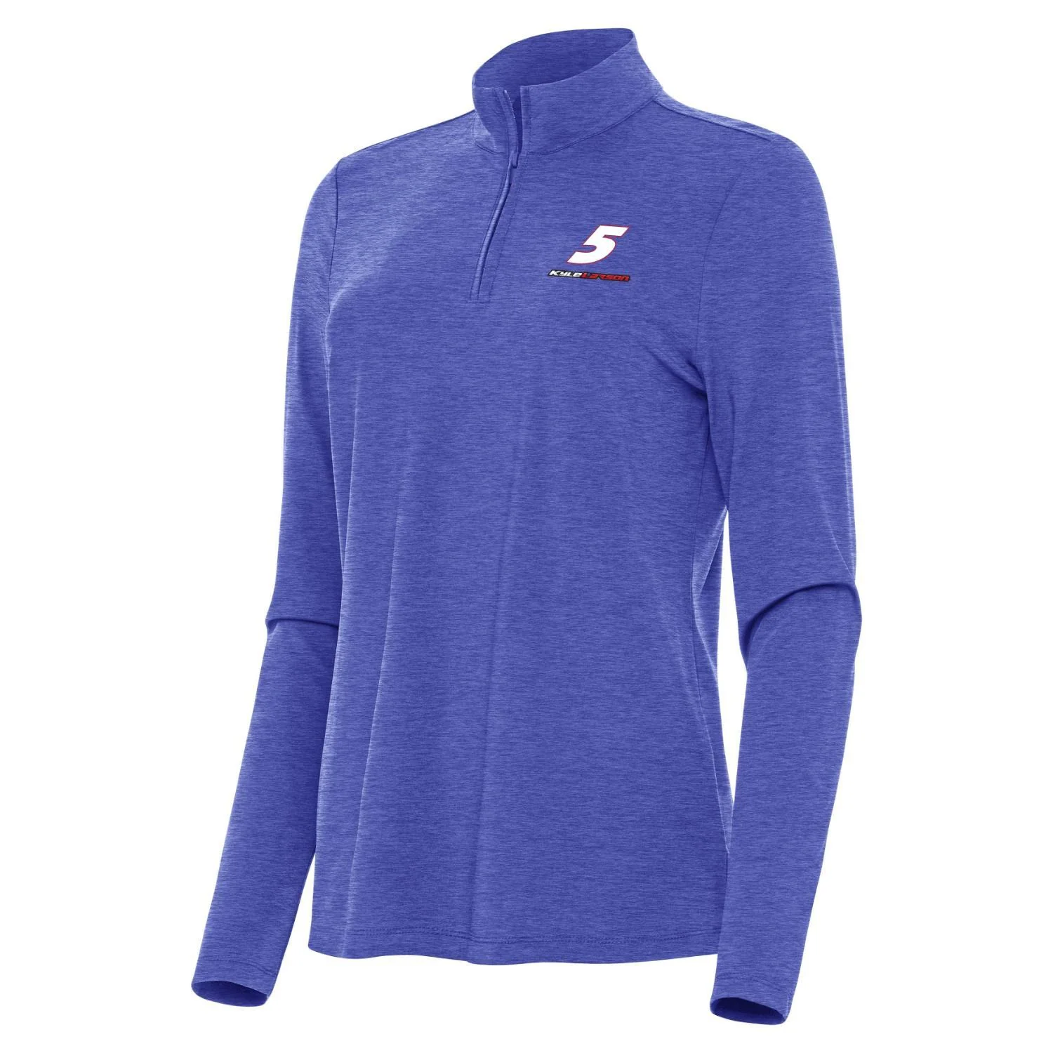 Kyle Larson #5 Women's Bright 1/4 Zip Pullover - Dark Royal Heather