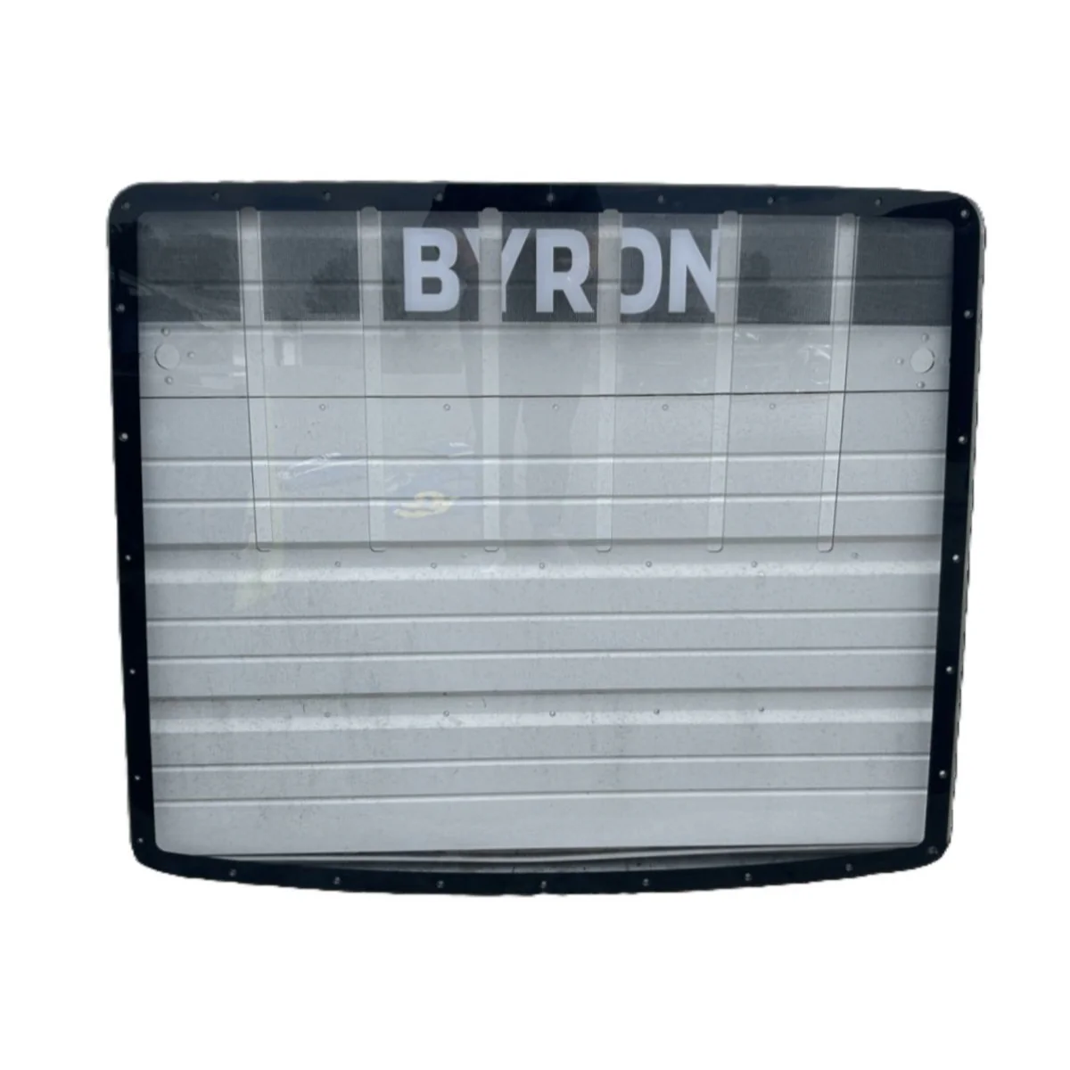 Race Used 2025 William Byron #24 Rear Windshield - Bristol 2