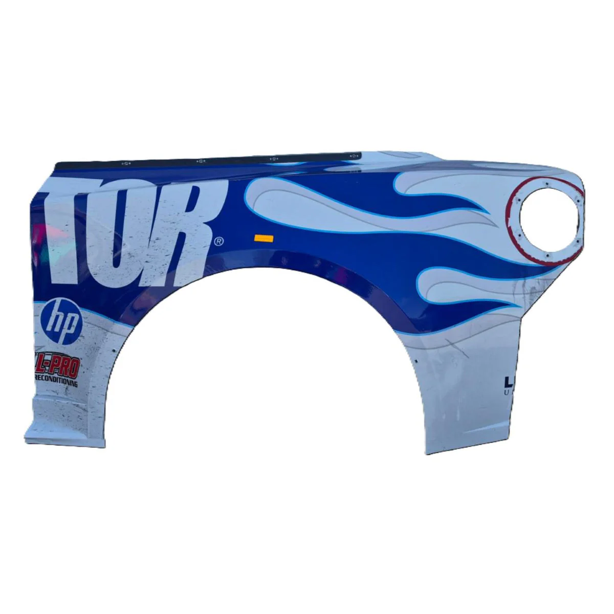 Race Used 2026 William Byron #24 Raptor Left Rear Quarter Panel - Darlington 1, Top 10 Finish, P8