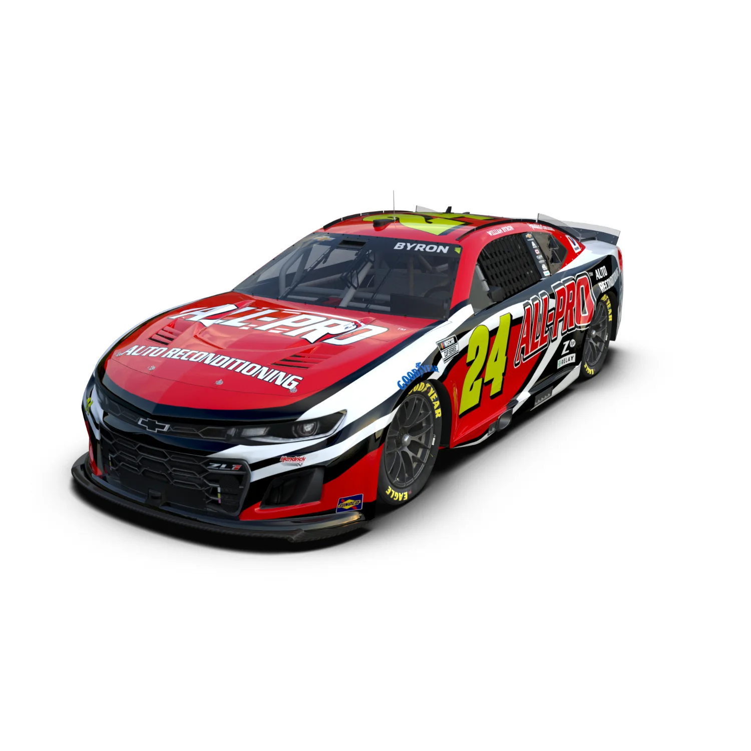 William Byron #24 2025 All-Pro 1:24 HO Die-Cast